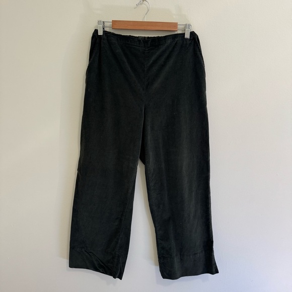 CP Shades Dark Green Ankle Straight Leg Pants - Picture 1 of 7